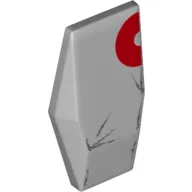 Large Figure Armor Plate, Small with Red Semi-circle Print