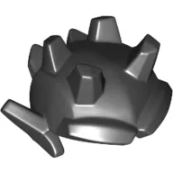 Head Top Gargoyle Six Straight Horns and Ears