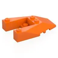 Brick Wedged, Sloped 6 x 4 Cutout, Stud Notches