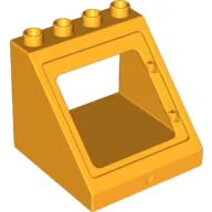 Duplo Roof Section 4 x 4 x 3 with Window