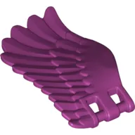 Creature Body Part, Wing 4 x 7 Left with Feathers and Handles for Clips