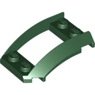 Wheel Arch, Curved Wedge 4 x 3 with 2 x 2 Opening and 4 Studs