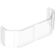 Glass for Train Front 2 x 6 x 2
