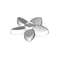 Plant, Flower with 5 Pointed Petals and Pin