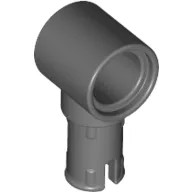 Technic Pin Connector Hub with 1 Pin with Friction Ridges Lengthwise