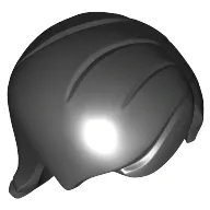 Hair Mid-Length with Side Part [Plain]