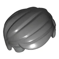 Hair Combed Sideways with Short Sideburns with Light Gray Temples Print