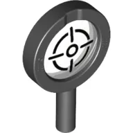 Equipment Magnifying Glass with Thick Frame and Solid Handle with Trans-Clear Lens with Target Aim print