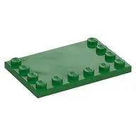 Plate Special 4 x 6, Studs on 3 Edges