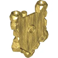 Shield Pentagonal with Rock Edges