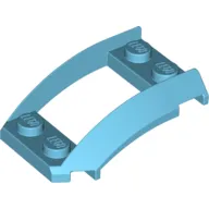 Wheel Arch, Curved Wedge 4 x 3 with 2 x 2 Opening and 4 Studs