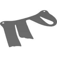 Large Figure Skirt, 2 Holes, Tear-drop Cut Out