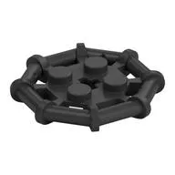 Plate Special 2 x 2 with Bar Frame Octagonal, Reinforced, Completely Round Studs