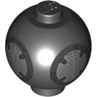 Brick Round 2 x 2 Sphere with Stud with BB-9E Droid Body Print