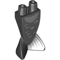 Tail, Merman / Mermaid with Silver Scales Print