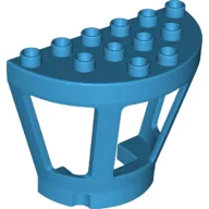 Duplo Airport Tower Wall (Half) with 3 Windows