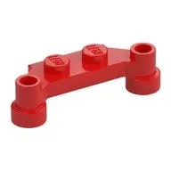 Plate Special 1 x 4 Offset with Bar Holes