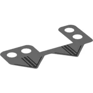 Hipwear Skirt, Pointed Bottom with Black Lines Print