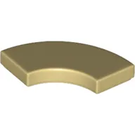 Tile 2 x 2 Curved, Macaroni