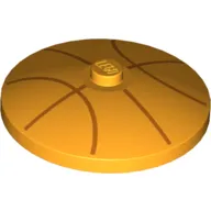 Dish 4 x 4 Inverted [Radar] with Basketball Lines Print