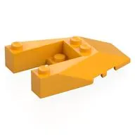 Brick Wedged, Sloped 6 x 4 Cutout, Stud Notches