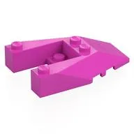 Brick Wedged, Sloped 6 x 4 Cutout, Stud Notches