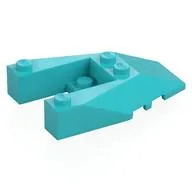 Brick Wedged, Sloped 6 x 4 Cutout, Stud Notches