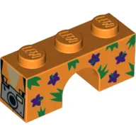 Brick Arch 1 x 3 with Hawaiian Shirt, Camera print