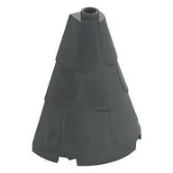 Tower Roof 2 x 4 x 4 Half Cone Shaped with Roof Tiles