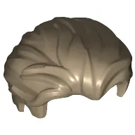 Hair Swept Back with Slight Widow's Peak and Short Side Burns [Plain]