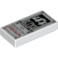 Tile 1 x 2 with 'Witches Live Among Us!' Flyer Print