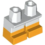 Legs Short with Bright Light Orange Feet Pattern