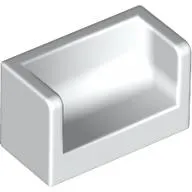 Panel 1 x 2 x 1 with Rounded Corners and 2 Sides