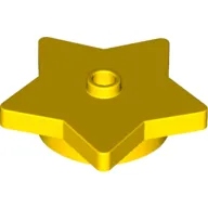 Plate Special 5-Point Star 4 x 4 2/3 with One Stud