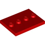 Plate Special 3 x 4 with 1 x 4 Center Studs [Plain]