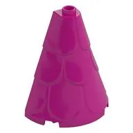 Tower Roof 2 x 4 x 4 Half Cone Shaped with Roof Tiles