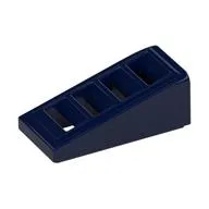 Brick Sloped 18° 2 x 1 x 2/3 with 4 Slots / Grate