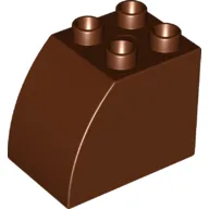 Duplo Brick 2 x 3 x 2 with Curved Top