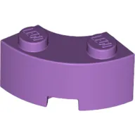Brick Round Corner 2 x 2 Macaroni with Stud Notch and Reinforced Underside [New Style]