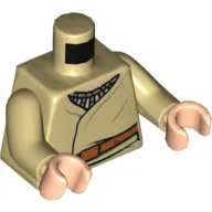 Torso Robe, Belt, Necklace Print, Tan Arms, Light Nougat Hands