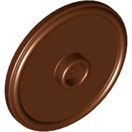 Shield Round with Stud and Raised Rim [Plain]