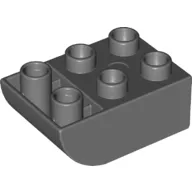 Duplo Brick 2 x 3 with Curved Bottom
