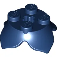 Plant, Leaves, Round 2 x 2 x 2/3 with + Axle Hole and 4 Leaf Extensions