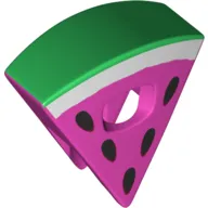 Costume Triangle, Watermelon, Seeds and White Rind Print