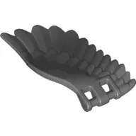 Creature Body Part, Wing 4 x 7 Right with Feathers and Handles for Clips