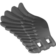 Creature Body Part, Wing 4 x 7 Left with Feathers and Handles for Clips