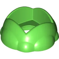 Duplo Round Rock / Bush / Space Crater 4 x 4 x 1.5 with 2 x 2 Hole