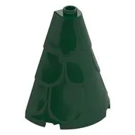 Tower Roof 2 x 4 x 4 Half Cone Shaped with Roof Tiles