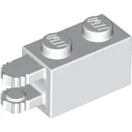 Hinge Brick 1 x 2 Locking with 2 Fingers Horizontal End, 7 Teeth