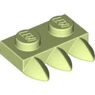 Plate Special 1 x 2 with Three Teeth [Tri-Tooth]